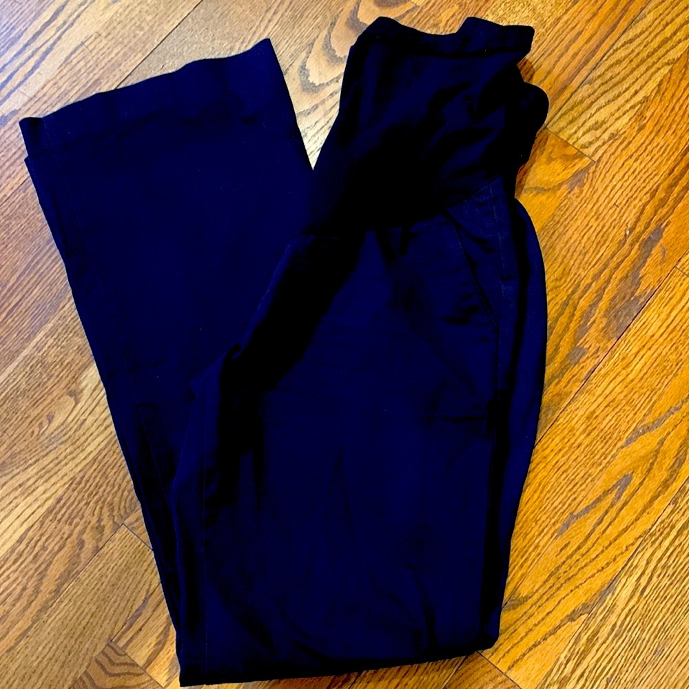 Black maternity slacks